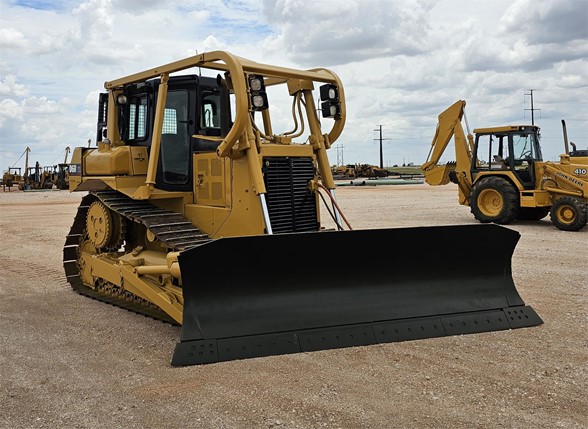 Yellow construction equipment